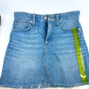 Madewell denim skirt